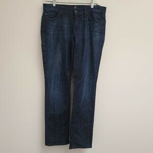 7 For All Mankind Straight Leg Jeans SZ 29-32 Blue Tab